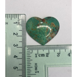 Cabujon corazón de turquesa