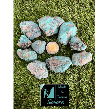 Turquesa Nacozari en bruto