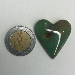 Cabujon corazón de turquesa