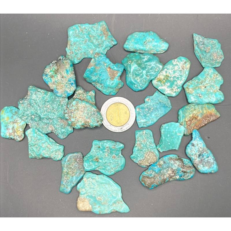 Lote de turquesa Laja