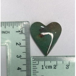 Cabujon corazón de turquesa