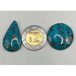 Cabujón de turquesa Nacozari