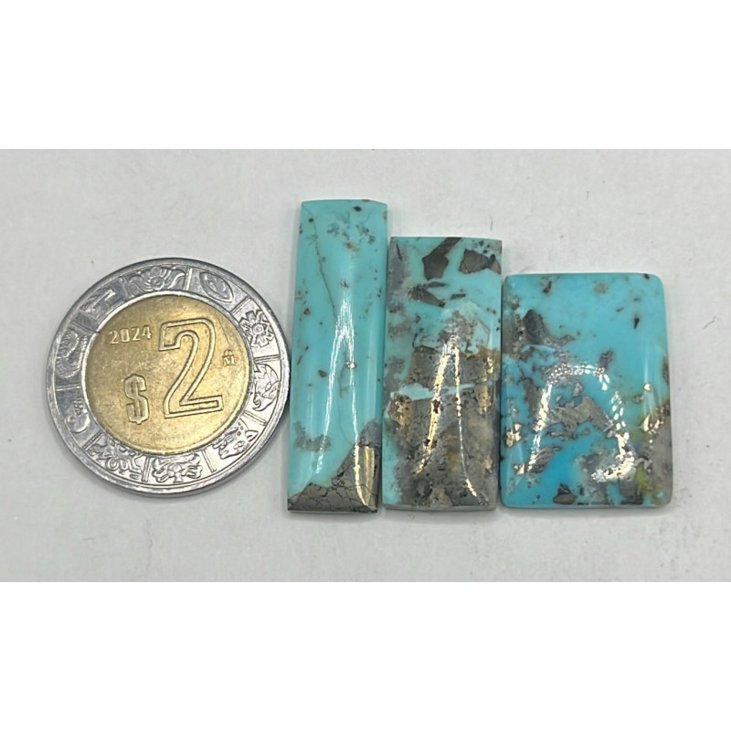 Cabujón de turquesa Nacozari