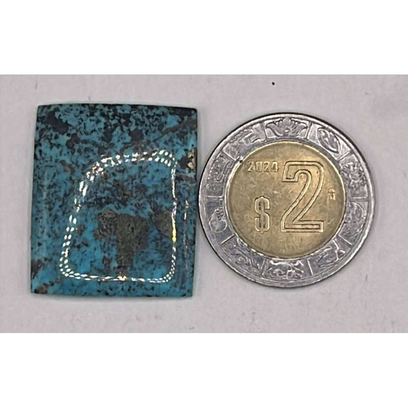 Cabujón de turquesa Nacozari