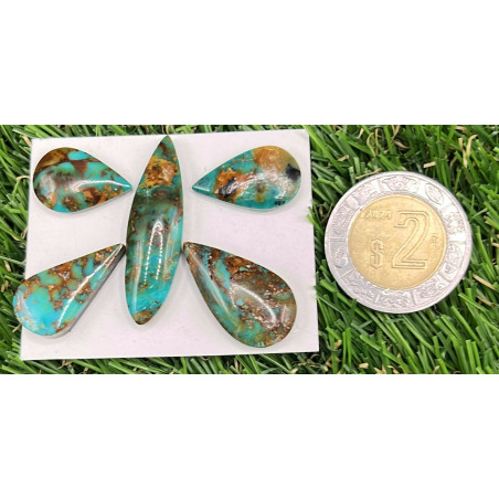 Cabujón de Turquesa