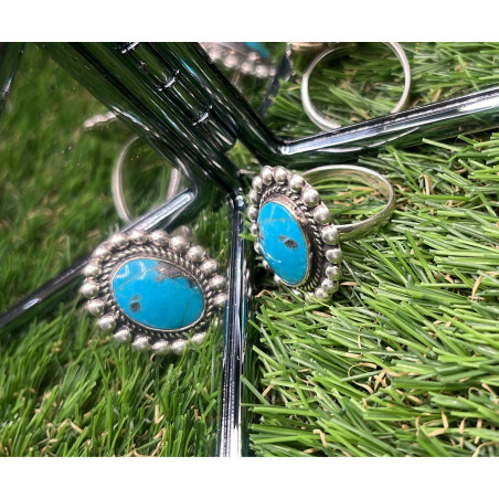 Anillo de plata con Turquesa