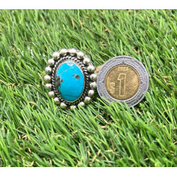 Anillo de plata con Turquesa
