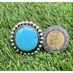 Anillo de plata con Turquesa