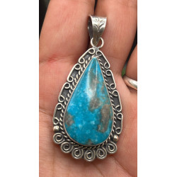 Dije de plata 925 con Turquesa