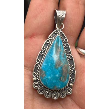 Dije de plata 925 con Turquesa