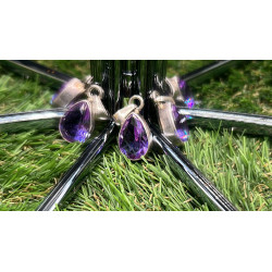 Dije de plata 925 con amatista