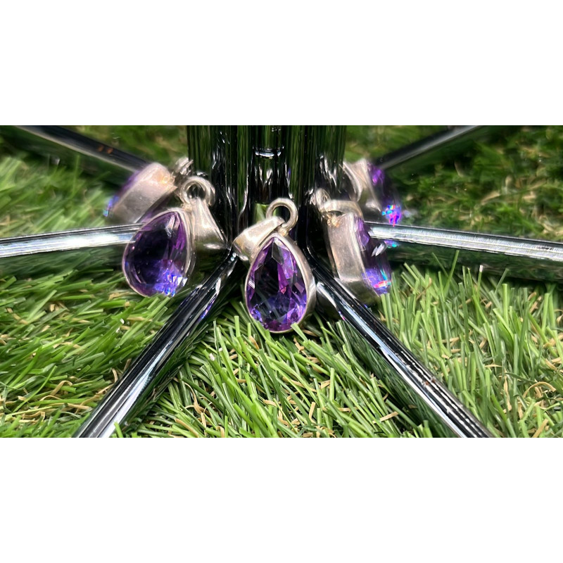 Dije de plata 925 con amatista