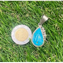 Dije de plata 925 con Turquesa