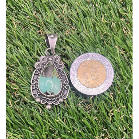 Dije de plata 925 con Turquesa