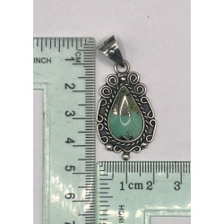 Dije de plata 925 con Turquesa