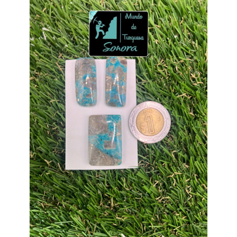 Set de cabujón de par y dije