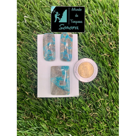 Set de cabujón de par y dije