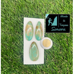 Set de cabujón de par y dije