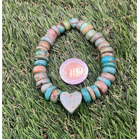 Pulsera elástica de Turquesa