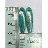 Par de Turquesa Perforado