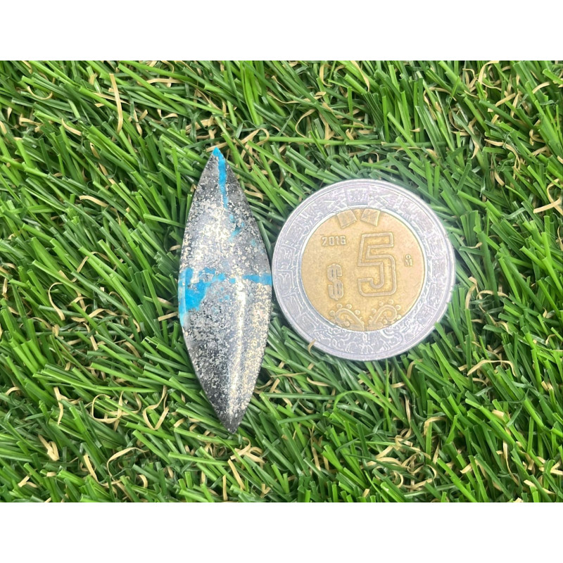 Cabujón de Turquesa Nacozari