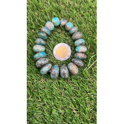 Pulsera elástica de Turquesa