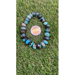 Pulsera elástica de Turquesa