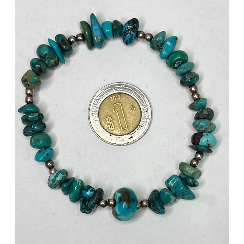 Pulsera elástica de Turquesa