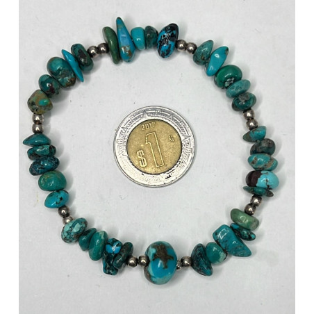 Pulsera elástica de Turquesa