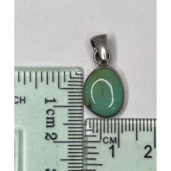 Dije de plata 925 con turquesa