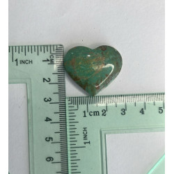 Cabujon corazón de turquesa